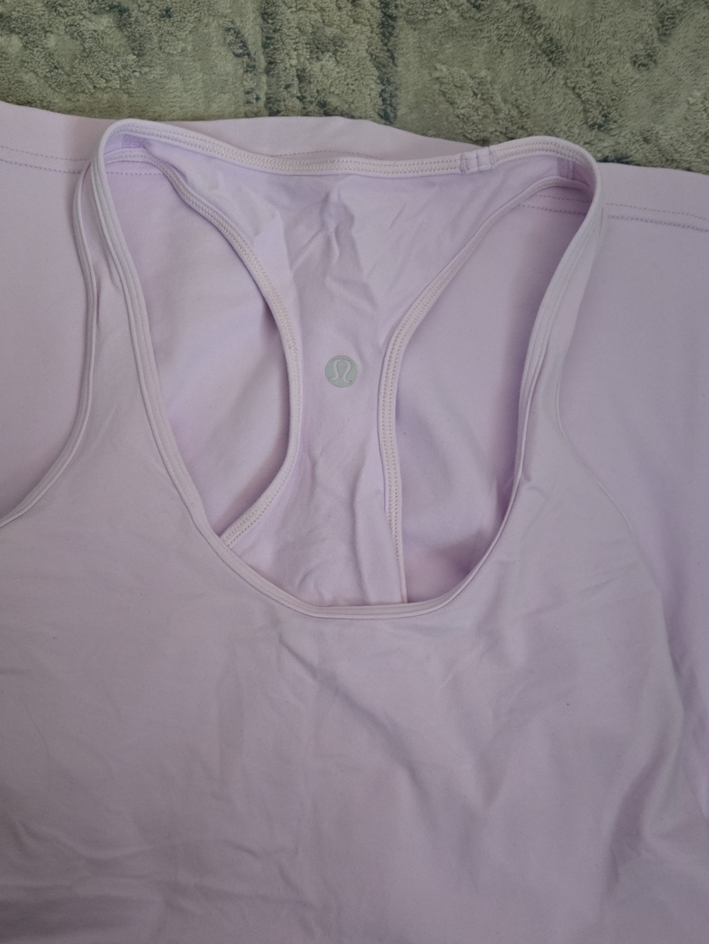 lululemon athletica Light Lavender Racerback Tank Top